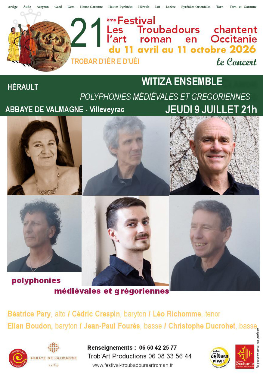 Witiza Valmagne Jeudi 9 Juillet 21h 2026