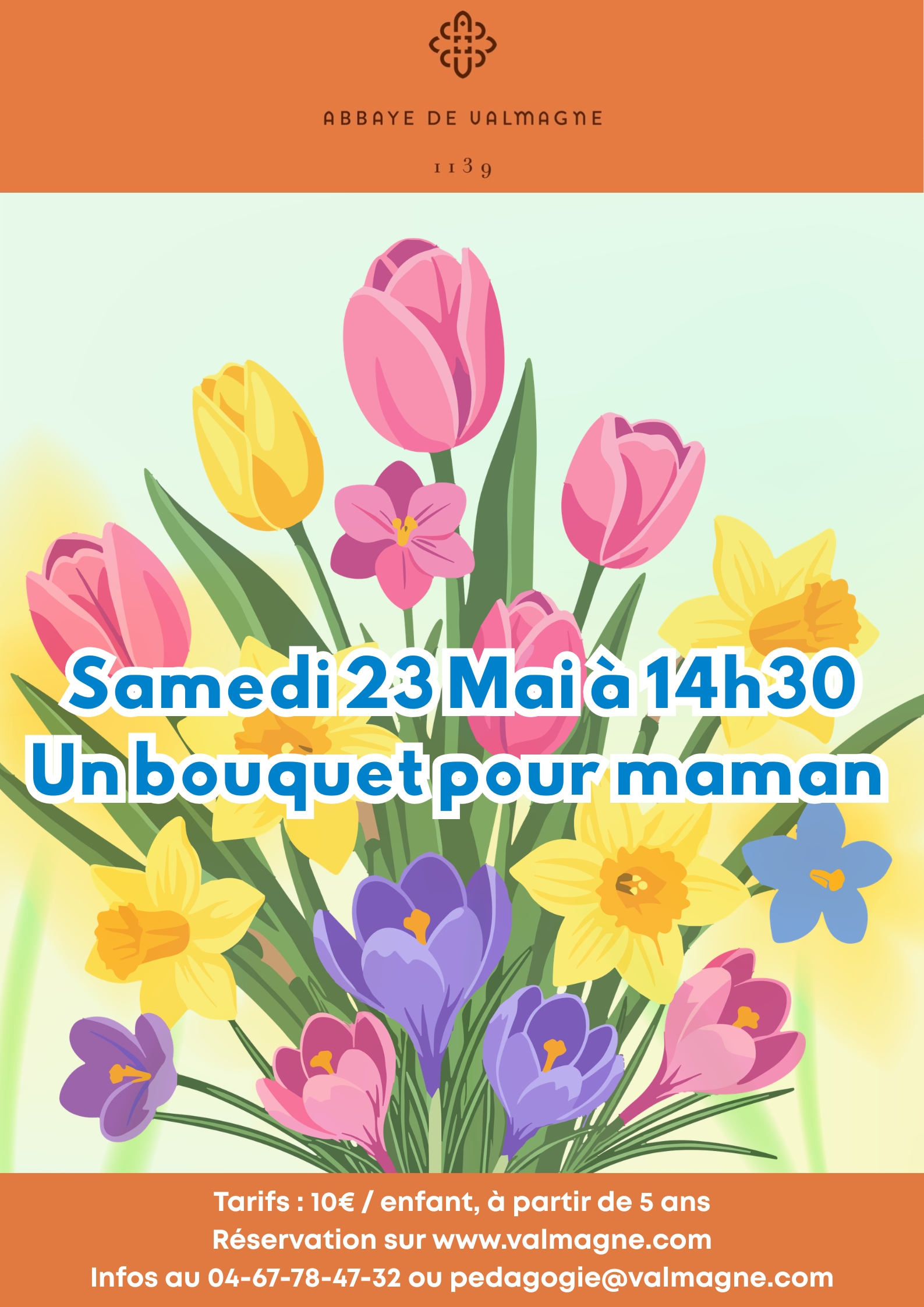 Atelier enfant - des fleurs pour maman