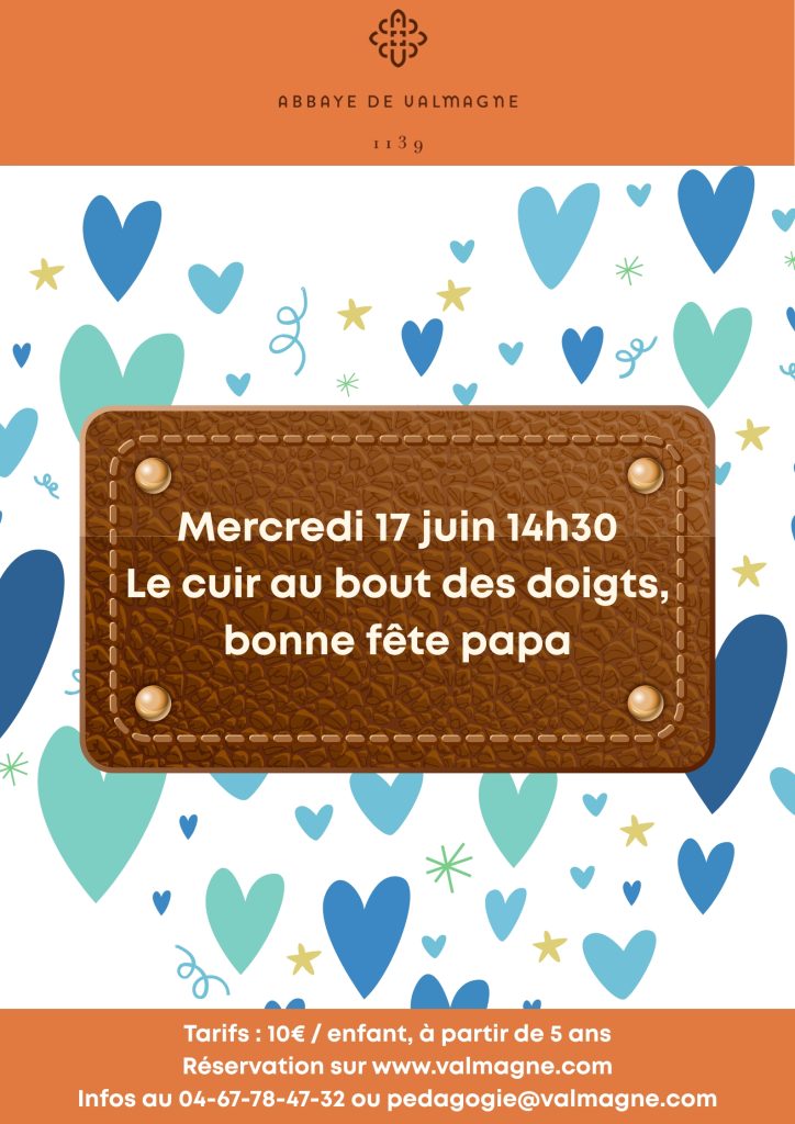 Atelier enfant - Le cuir au bout des doigts, bonne fête papa