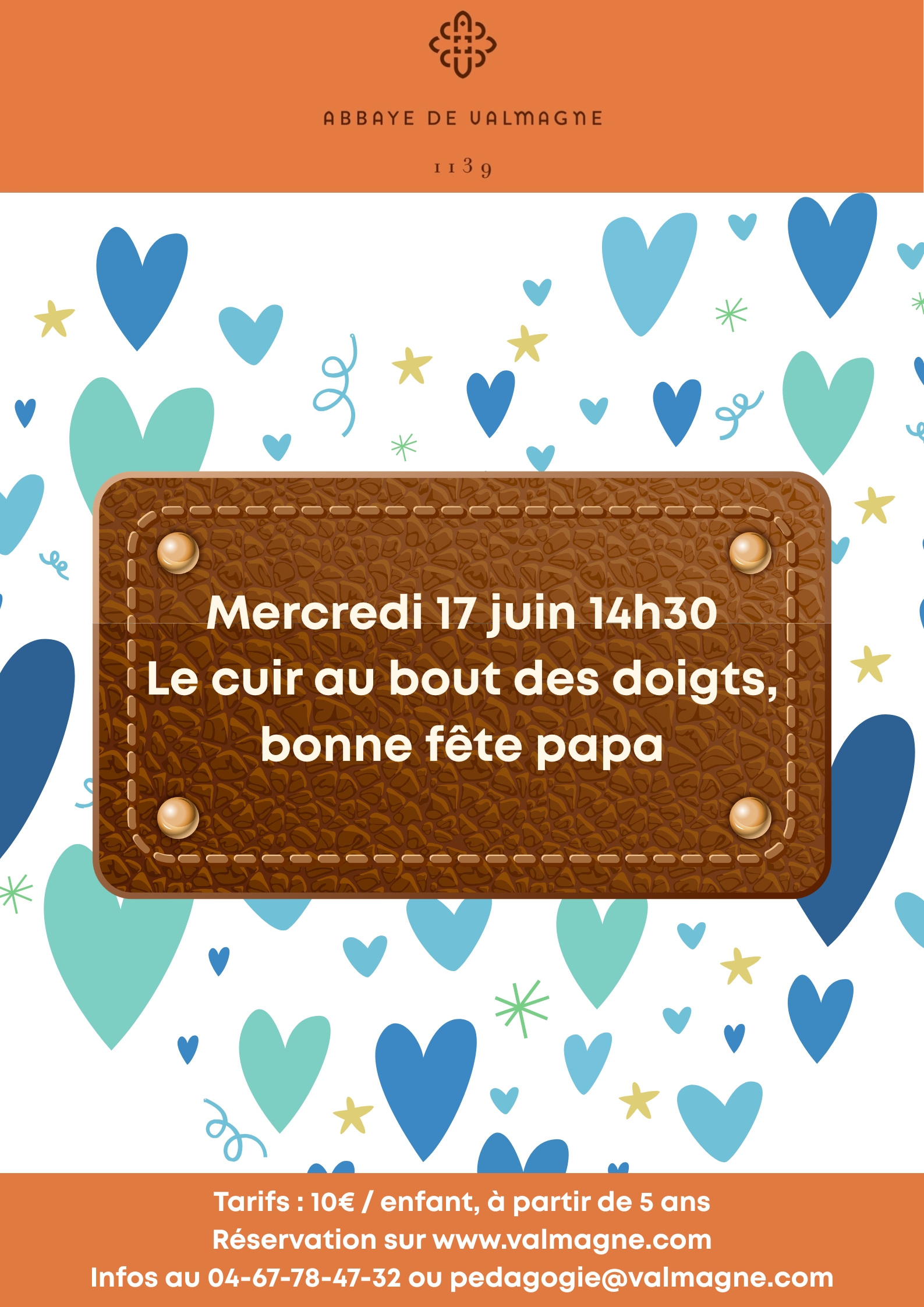 Atelier enfant - Le cuir au bout des doigts, bonne fête papa