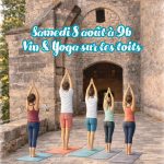 atelier dégustation - vin & yoga sur les toits de l'abbaye