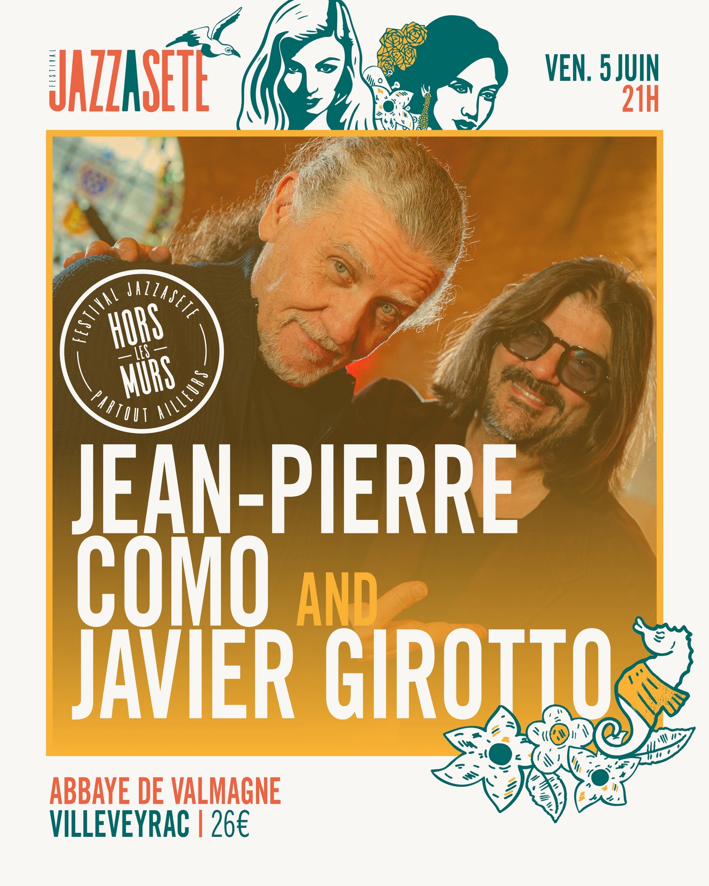 Jazz à Sète - Jean Pierre Como & Javier Girotto