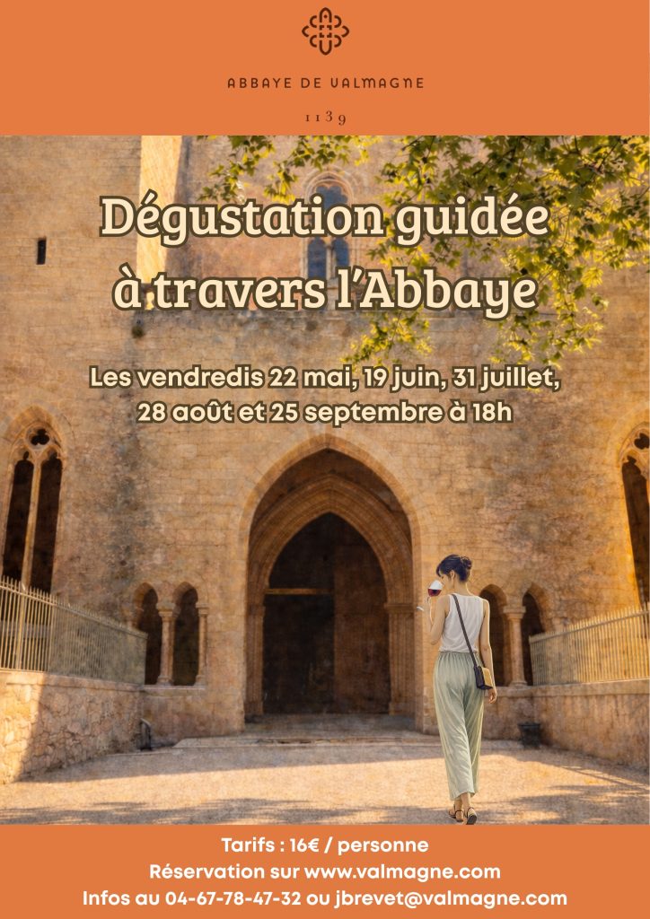 Dégustation guidée à travers l’Abbaye – vendredi 28 août