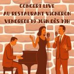 concert live au restaurant vigneron de l'abbaye de valmagne