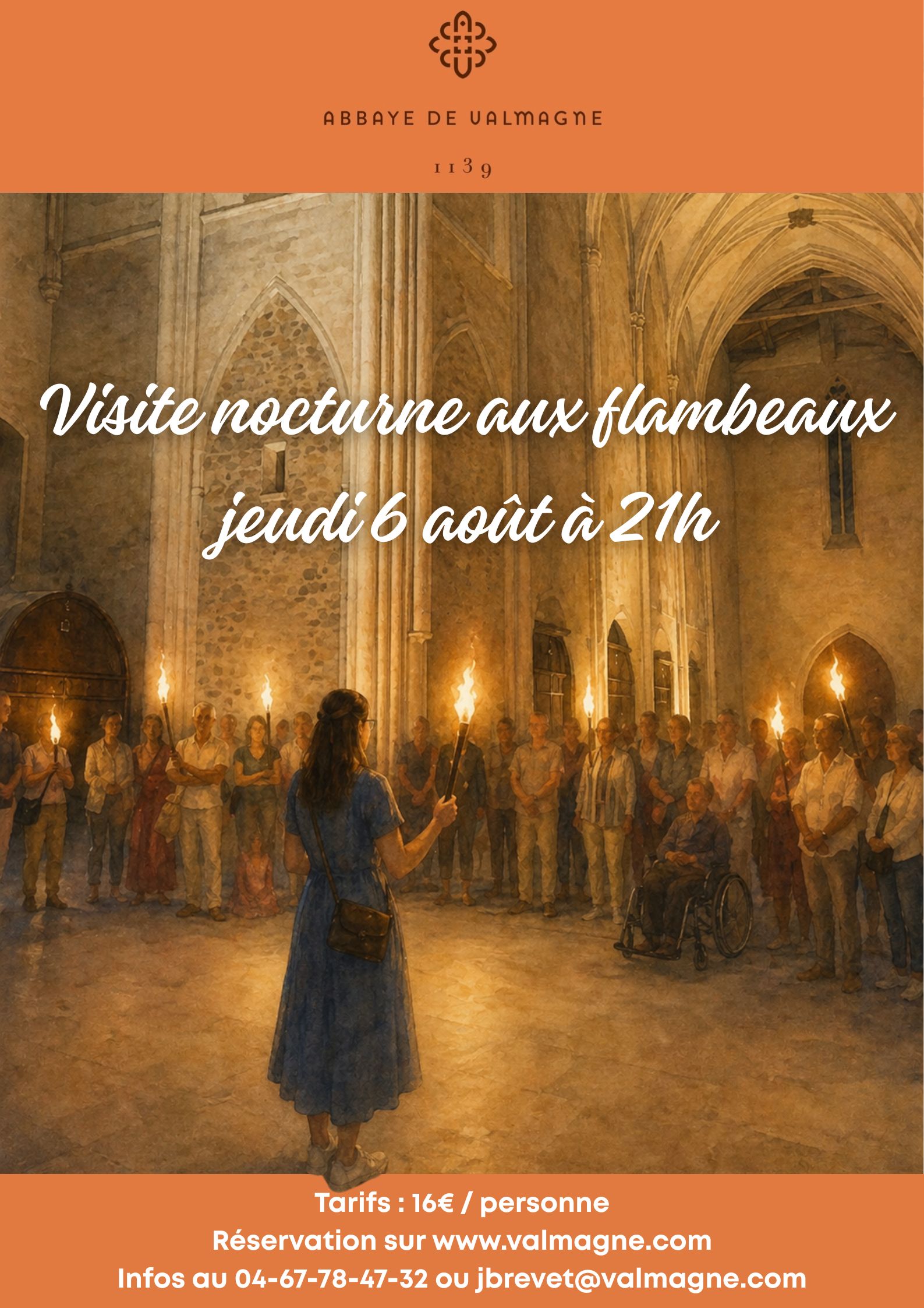 Visite nocturne aux flambeaux